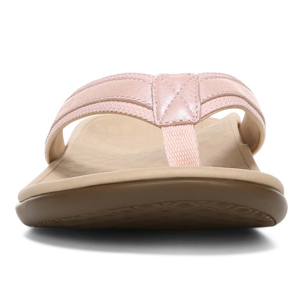 Vionic Sandals Ireland - Tide II Toe Post Sandal Pink - Womens Shoes Discount | TCSLY-8275